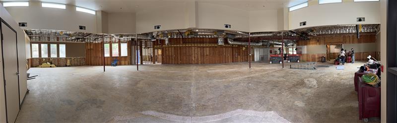 Before construction began